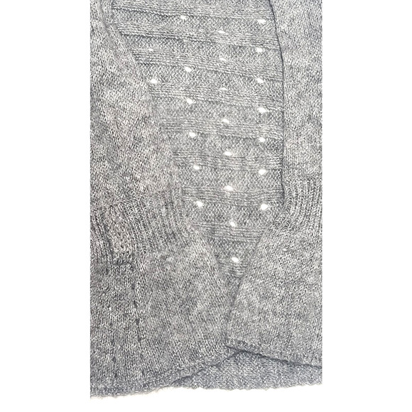 J jill grey open cardigan women's large - Picture 4 of 6